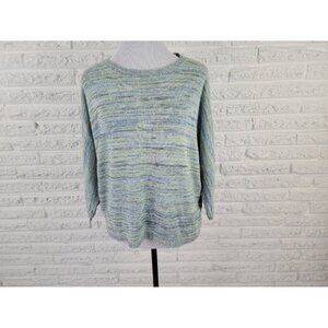 Liz Claiborne Womens Sweater Extra Large Dolman Sleeve Acrylic Casual B15E